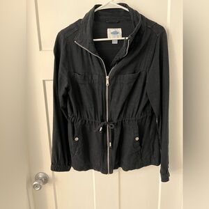 Old Navy | Black Linen Jacket | Size S